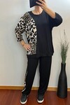 Leopar Desenli İkili Takım