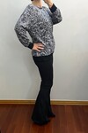 Leopar Desenli Kazak